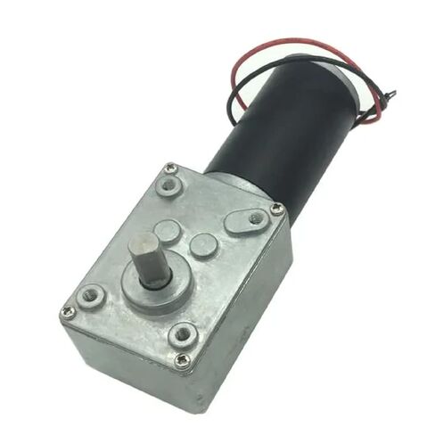 Bringsmart A58SW31ZY DC Worm Geared Motor, 12-24V High Torque 1.6-70kg.cm, D Shaft Self-Lock for Rotating Table Door (10rpm 12V) in Saudi Arabia