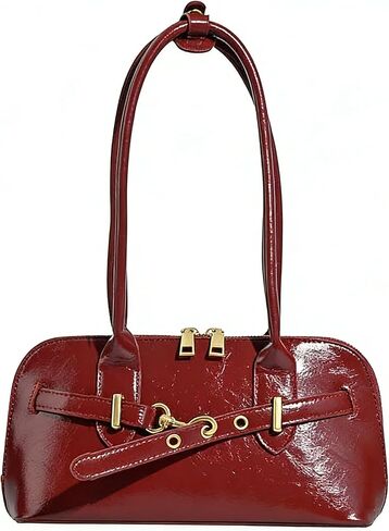 Vintage Shoulder Bag for Women Y2K Underarm Purse Retro Top Handle Satchel Handbag in Saudi Arabia