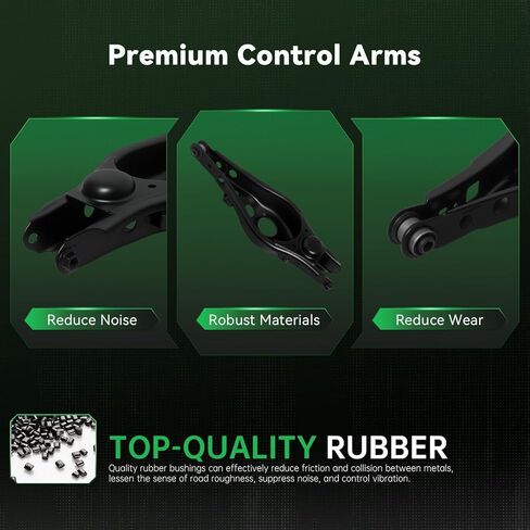 AUQDD 2Pc Suspension Rear Lower Center Control Arm Compatible With 2005-2023 Ch-rysler 300/2008-2023 Do-dge Challenger Charger,2005-2008 Magnum (Replace # K642905 MS251109 4782598AB 4782598AC) in Saudi Arabia