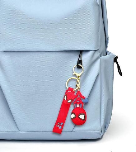 Cartoon Keychain with Wrist Strap, 3D Cute Backpack Key Key Chain Accessories in Kuwait