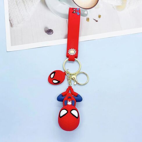Cartoon Keychain with Wrist Strap, 3D Cute Backpack Key Key Chain Accessories in Kuwait