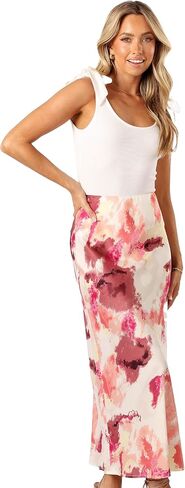Petal & Pup Women's Benton-Maxi-Skirt-Multi in Saudi Arabia