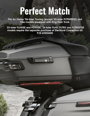 LED Tour Pack Light Accent Side Marker Light w/Turn Signal Running Lamp for Harley Touring Road Glide Street Glide Electra Glide Ultra Limited Tri Glide CVO 2006-2025 Accessories, Smoked Lens in Saudi Arabia
