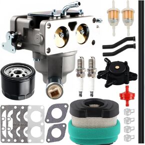 Z425 Carburetor Compatible with John Deere Z525E Z375R Z225 Z245 Z435 Z625 Ztrak Mowers Air and Oil Filters Included in Kuwait