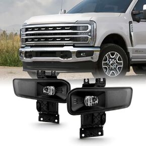 AKKON - Fit 2023 2024 Ford Super Duty F250 F350 F450 F550 23-25 Halogen Type Fog Lights Front Bumper Lamp w/Switch Driver + Passenger Side Replacement in Saudi Arabia
