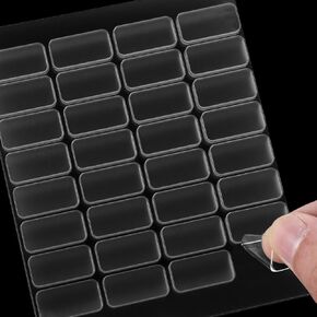 160 PCS Double Sided Adhesive Dots Sticky Tack Small Square Mounting Putty Clear Removable Sticky Adhesive Putty No Residue Waterproof No Trace Dots Tack for Poster Picture Festival Decoration in Saudi Arabia