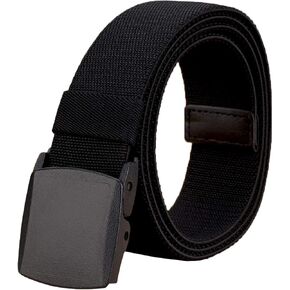 حزام مطاطي من النايلون من WYuZe، خالٍ من النيكل غير المعدني مقاس 1.5 بوصة، حزام مشي كاجوال للعمل في الهواء الطلق للرجال in Kuwait