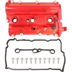 Red Aluminum Engine Valve Cover Passenger Side Right Side Compatible with 370Z Base 2008 Infiniti G35 2008-2010 Infiniti G37 Convertible 2-Door in Kuwait