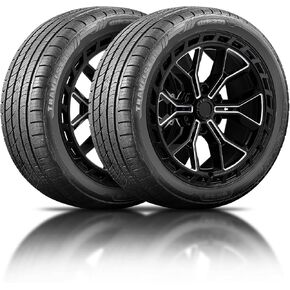 مجموعة من 2 (اثنين) Travelstar UN33 235/55R18 100V إطارات سيارات عالية الأداء لجميع المواسم 235/55/18 HP Radial Mud Snow Car - تتضمن ضمانًا لمدة ثلاث سنوات ضد مخاطر الطريق (الإطار فقط) in Kuwait