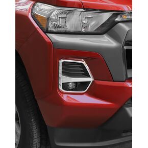 Voodonala Front Fog Light Cover Trim Compatible with Chevrolet Colorado Accessories 2023-2025 (Chrome) in Kuwait