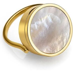Pearl Lip Balm Ring in 14K Gold in Saudi Arabia