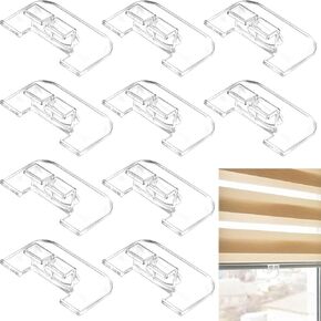 Sliner 10 Pcs Cordless Honeycomb Shade Lift Handles, Replacement Pull Handles for 3/4" Pleat Cellular Blinds, Fit Blind Pulls for Honeycomb Shades Made After 2015 in Kuwait