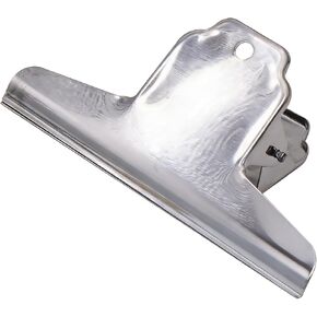 مشبك حقيبة طعام للكلاب كبير جدًا مقاس 6.3 بوصة، مشابك حقيبة كبيرة، مشبك قوي من الفولاذ المقاوم للصدأ للمدرسة والمطبخ والمكتب in Kuwait