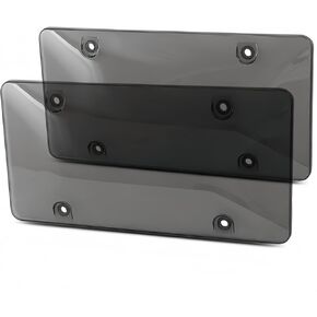 2 Pack License Plate Frame UV Protective for Standard US Plates in Saudi Arabia
