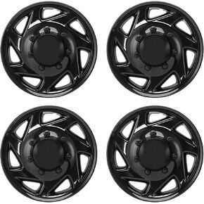 Hubcaps Compatible with Ford F250 F350 Truck; E150 E250 E350 E450 Van; F250 SuperDuty F350 SuperDuty;Excursion; All Only Fit for 8 Lug 16'' Steel Wheels;Set of 4 Packs (Silver) in Saudi Arabia