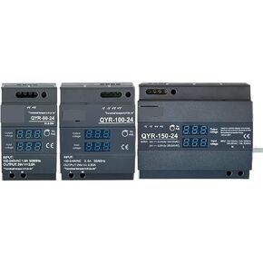 1pcs AC-DC 12V 24V 60W 100W 150W DIN Rail Switching Power Supply with Industrial Step Shaped Digital Display for LED Light Strip(QYR-60-12V 4.5A) in Saudi Arabia