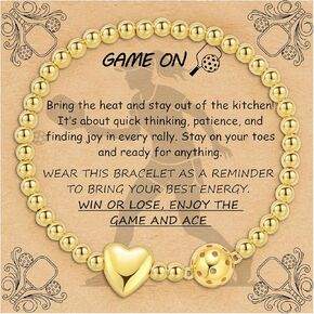 سوار الكرة اللينة والكرة الطائرة وكرة السلة وكرة القدم والتنس وكرة البيسبول للفتيات والنساء، هدايا مجوهرات رياضية مطلية بالذهب عيار 14 قيراط للفتيات المراهقات، سلسلة ربط قابلة للتعديل مع بطاقة ملهمة in Kuwait