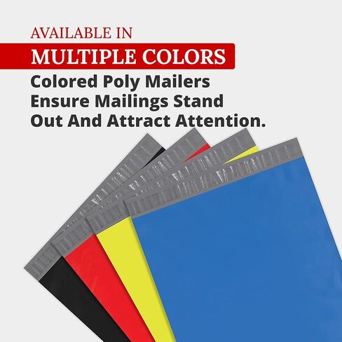 Partners Brand White Long Poly Mailer, 9.5"L x 45"W, Pack of 50 | Self-Sealing Durable Plastic Envelope for Secure Shipping, Packaging, & Storage, Ideal for Personal & Small Businesses, 9.5x45 in Saudi Arabia