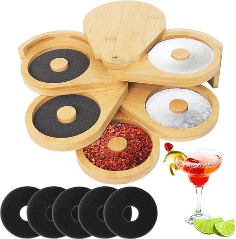 Bar Rimmer Sponges 8PCS by Wadoy Replacement for Glass Rimmer Margarita Salter Manhattan Drinks Margarita Sponge in Kuwait