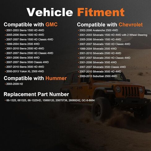 ODM زوج الجبهة السيرة الذاتية المحور نصف عمود استبدال الجمعيات ل 4WD 8LUG تشيفي جي إم سي سيلفرادو سييرا 1500 2500 3500 K1500 K2500 K3500 تاهو in Kuwait