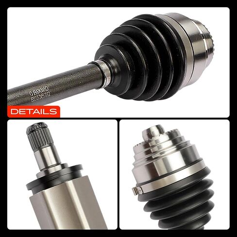 A-Premium CV Axle Shaft Assembly Compatible with BMW 750i xDrive, 840i xDrive, 840i xDrive Gran Coupe, Alpina XB7, M550i xDrive, M760i xDrive, M850i xDrive Gran Coupe, Front Left Driver Side in Saudi Arabia