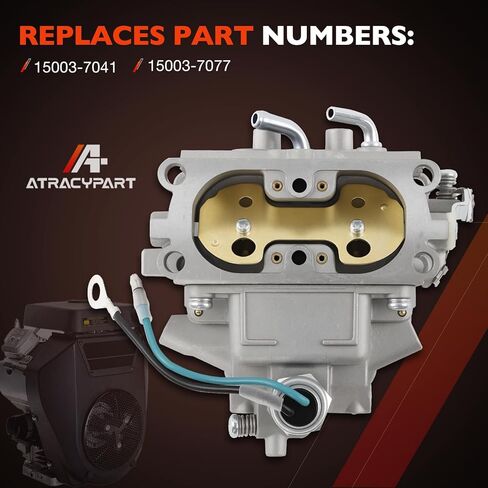 Carburetor Compatible with Kawasaki FH601V, Replaces #15003-7041 15003-7077, Fits FH601V-AS/BS/CS/DS/ES/FS Series Engines with Fuel Pump Spark Plugs in Saudi Arabia