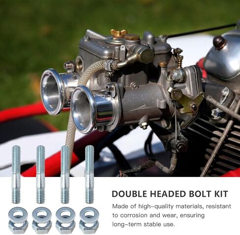 4-pack Carburetor Carb Studs Kit 5/16" x 2" Fits for Holley Edelbrock Barry Grant Demon in Saudi Arabia