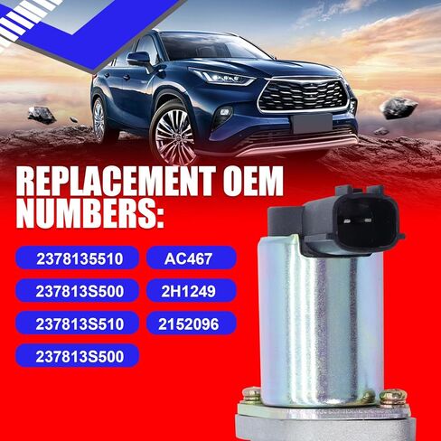 SMMS Idle Air Control Valve with 1 Gasket for Nissan Frontier 2.4L 1998-2004, for Xterra 2.4L 2000-2004, Replace OE: 2378135510 237813S500 237813S510 AC467 in Saudi Arabia