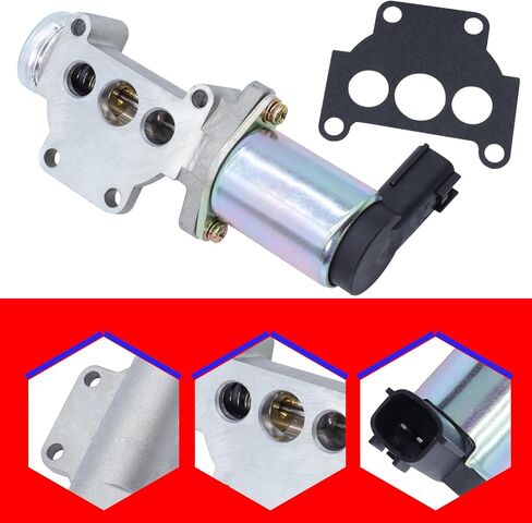 SMMS Idle Air Control Valve with 1 Gasket for Nissan Frontier 2.4L 1998-2004, for Xterra 2.4L 2000-2004, Replace OE: 2378135510 237813S500 237813S510 AC467 in Saudi Arabia