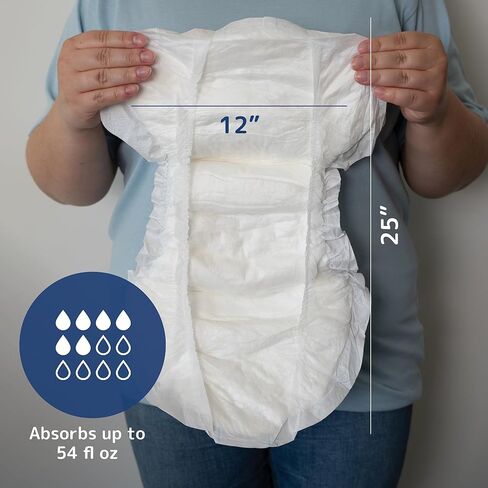 فوط أبينا سان الفاخرة لسلس البول، ذات امتصاص متوسط، (المقاسات من 4 إلى 7)، مقاس 6، 34 قطعة in Kuwait