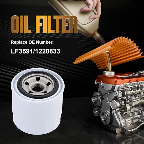 طقم فلتر هواء زيت الوقود مناسب للديزل Cummins Onan، متوافق مع سلسلة RV QD HDKAH HDKAK HDKAJ/HQD سلسلة HQDPA HQDPC، استبدال 149-2513 122-0833 140-2897 FF236 AF27906 LF3591 in Kuwait