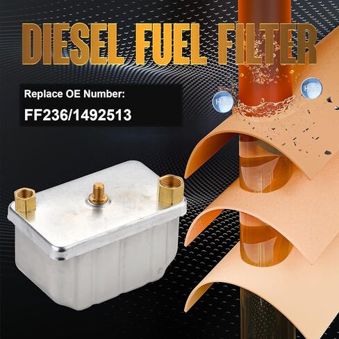 طقم فلتر هواء زيت الوقود مناسب للديزل Cummins Onan، متوافق مع سلسلة RV QD HDKAH HDKAK HDKAJ/HQD سلسلة HQDPA HQDPC، استبدال 149-2513 122-0833 140-2897 FF236 AF27906 LF3591 in Kuwait
