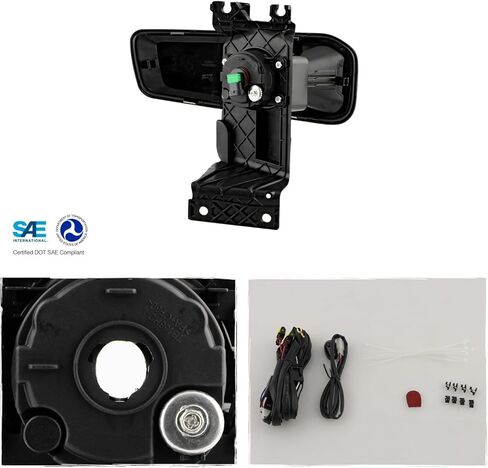 AKKON - Fit 2023 2024 Ford Super Duty F250 F350 F450 F550 23-25 ​​مصباح الضباب الأمامي من نوع الهالوجين مع مفتاح التشغيل + استبدال جانب الركاب in Saudi Arabia