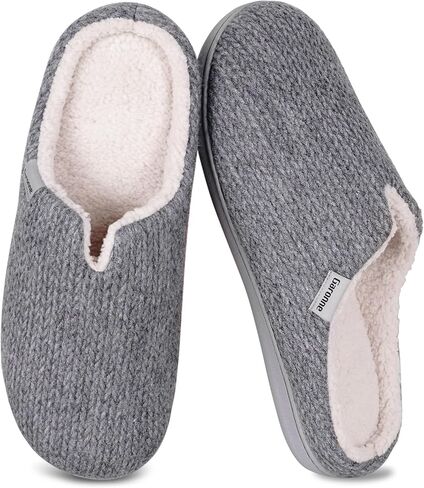 Garonne Women's V-neck Slippers with Memory Foam, Ladies' Slip-on House Shoes for Bedroom Indoor/Outdoor in Saudi Arabia