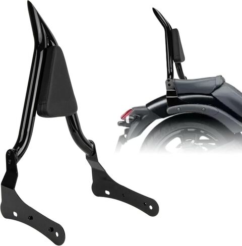 25" Rear Passenger Backrest - PSLER Vulcan S650 Sissy Bar Detachable Sissy Bar with Pad for Vulcan S EN 650 VN650 S650 650cc 2015-2024 in Saudi Arabia