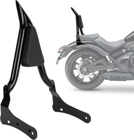 25" Rear Passenger Backrest - PSLER Vulcan S650 Sissy Bar Detachable Sissy Bar with Pad for Vulcan S EN 650 VN650 S650 650cc 2015-2024 in Saudi Arabia