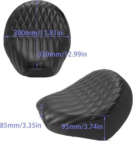 Driver Seat for Rebel 1100, with Gel Pad Rider Seat Cushion 2021-later, Black Stiching Diamond in Saudi Arabia
