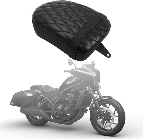 Driver Seat for Rebel 1100, with Gel Pad Rider Seat Cushion 2021-later, Black Stiching Diamond in Saudi Arabia