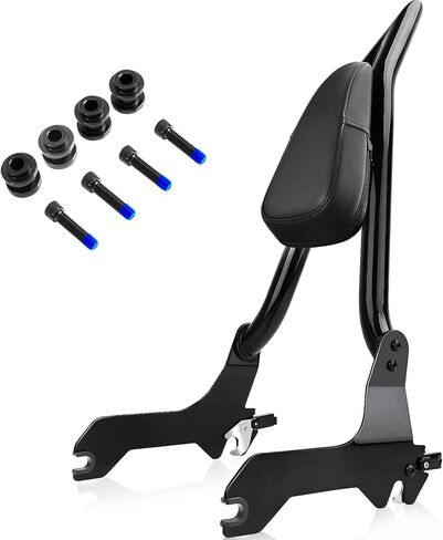 2018-2024 Fat Boy Breakout Backrest Sissy Bar compatible with Harley Davidson Softial 114 FLFB FLFBS FXBR RXBRS 26" Tall Quick Release Detachable Rear Passenger Backrest in Kuwait
