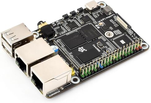 Luckfox Lyra Pi Linux Micro Development Board Based On Luckfox Core3506 Core Board, Integrates Triple-core ARM Cortex-A7 and ARM Cortex-M0 Processors, with 8GB eMMC @XYGStudy (Luckfox Lyra Pi A) in Saudi Arabia