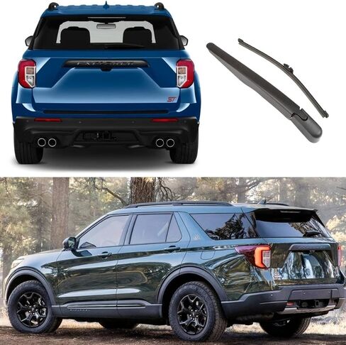 ذراع شفرة الممسحة الخلفية لفورد إكسبلورر 2020 2021 2022 2023 2024 2025 Base XLT ST Platinum Limited Limited Hybrid King Ranch Timberline Platinum Hybrid ST-Line ذراع شفرة ممسحة الزجاج الأمامي الخلفي الخلفي in Saudi Arabia