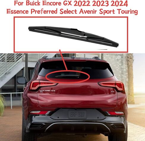 شفرة الممسحة الخلفية لـ Buick Encore GX 2022 2023 2024 Essence المفضل اختر Avenir Sport Touring شفرة ممسحة الزجاج الأمامي الخلفي الخلفي in Saudi Arabia