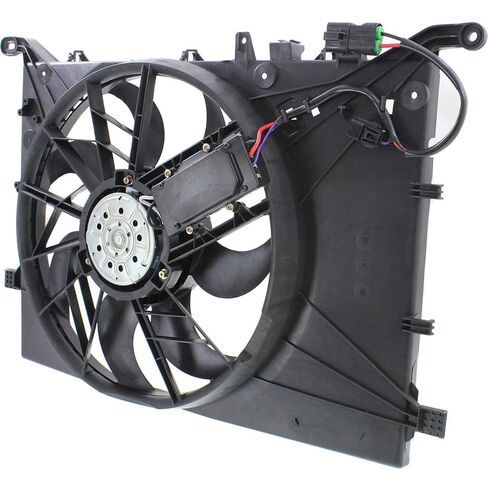 Replacement Radiator Fan Cooling Assembly fits Volvo S80 2000 (Inline-6, Chassis to 116811) in Saudi Arabia