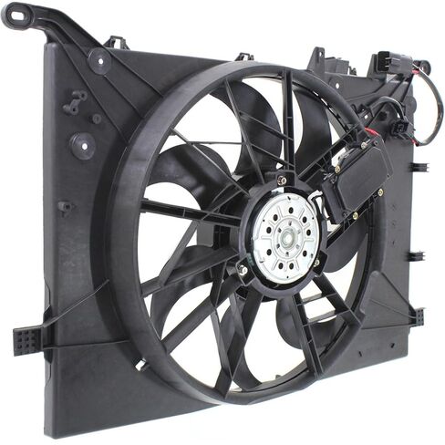 Replacement Radiator Fan Cooling Assembly fits Volvo S80 2000 (Inline-6, Chassis to 116811) in Saudi Arabia