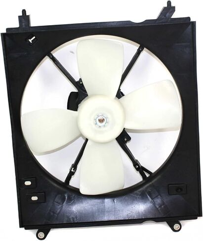 Replacement Radiator and A/C Condenser Cooling Fan Assembly Pair Compatible with Toyota Camry CE 1997-1998 in Saudi Arabia