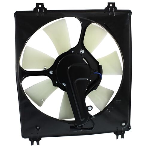 Replacement A/C Condenser Cooling Fan Assembly Passenger Side Compatible with Acura TL 2009-2011 (3.5L V6, Base) in Saudi Arabia