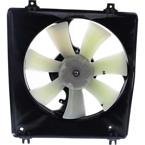 Replacement A/C Condenser Cooling Fan Assembly Passenger Side Compatible with Acura TL 2009-2011 (3.5L V6, Base) in Saudi Arabia