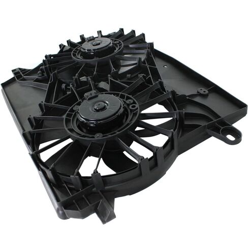 Replacement Radiator Cooling Dual Fan Assembly fits Chrysler 300 V6 2005-2008 (2.7L and 3.5L) in Saudi Arabia