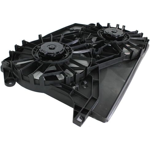 Replacement Radiator Cooling Dual Fan Assembly fits Chrysler 300 V6 2005-2008 (2.7L and 3.5L) in Saudi Arabia