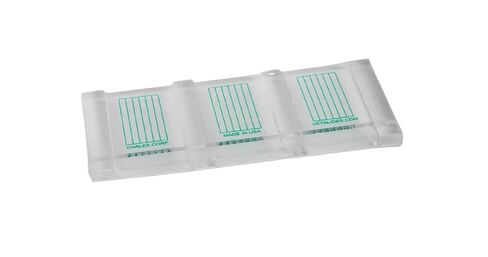 The Original Two-Chamber McMaster Green-Grid Counting Vet Slide by Chalex, Fecal Sample Worm Egg EPG Count for Parasites in Horses Sheep Cattle & Goats, Veterinarian Farm, Clear, 2-Chamber in Saudi Arabia